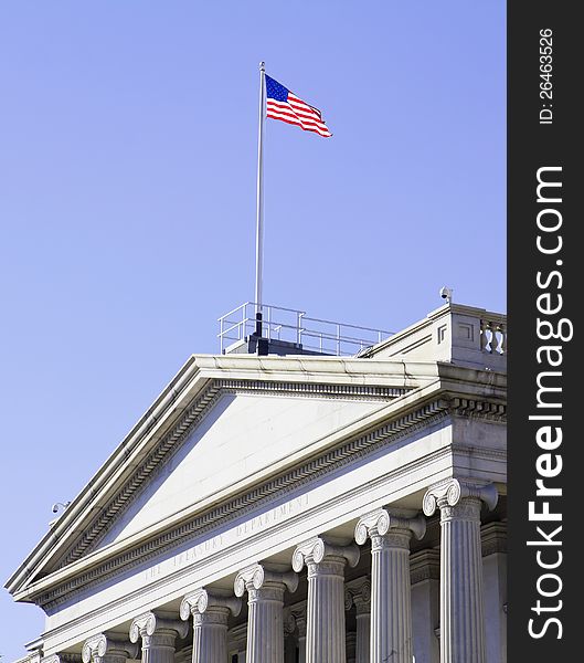 The Treasury Department in Washington DC