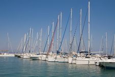 Yachts In The Harbor Stock Images Yachts In The Harbor Stock Images