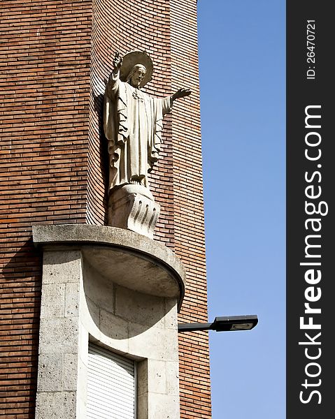 Statue of Jesus Christ in Valladolid, Castilla y Leon, Spain