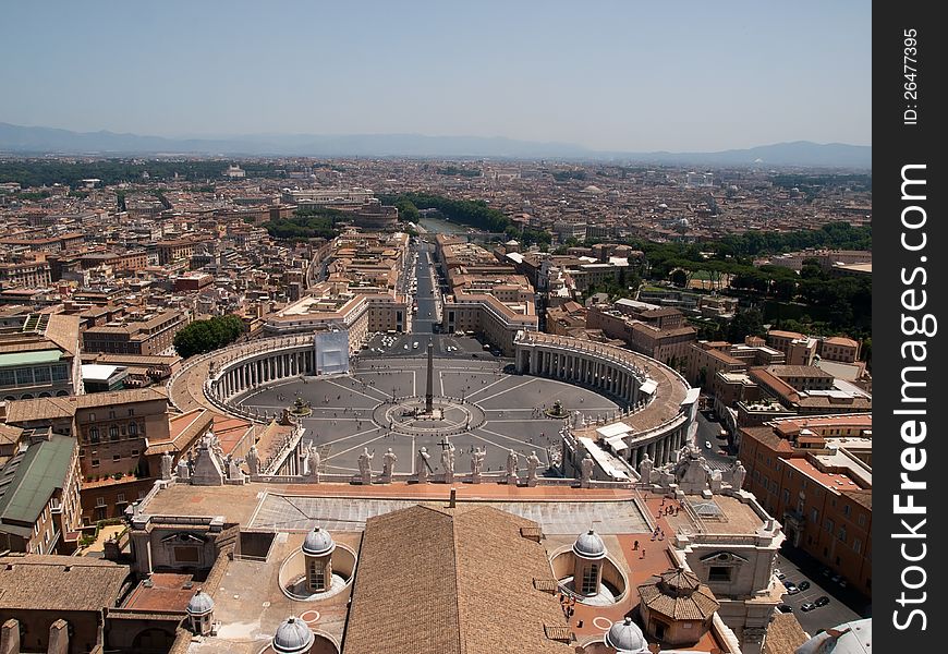 St.Peter's Square in Vatican