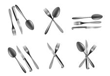 Spoon,knife And Fork Royalty Free Stock Photography Spoon,knife And Fork Royalty Free Stock Photography