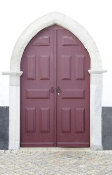 Double Wooden Door Stock Photography Double Wooden Door Stock Photography