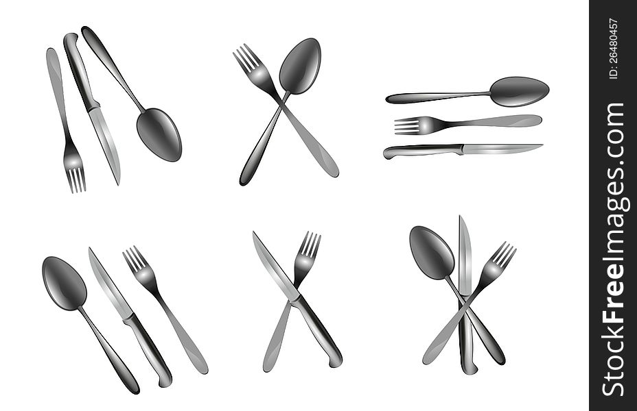 Spoon,knife And Fork