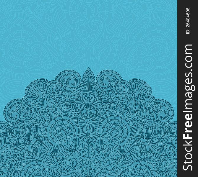 Vector Ornamental Background.