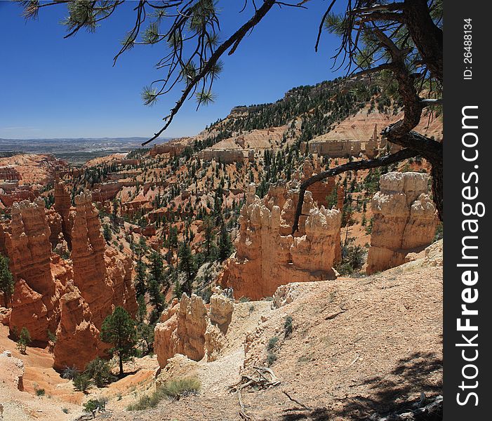 View of Bryce Canyon in southern Utah