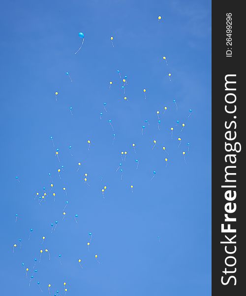 Ballons At The Sky