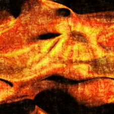 Orange Batik Stock Photography Orange Batik Stock Photography