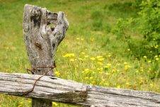 Old Fence Post Stock Image Old Fence Post Stock Image