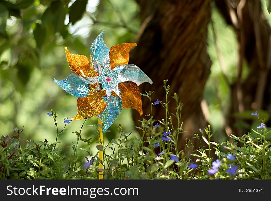 Windmill in my garden toy