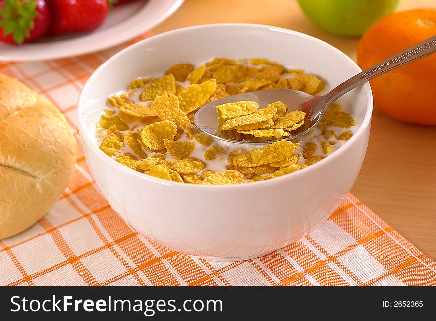 Cup of cornflakes