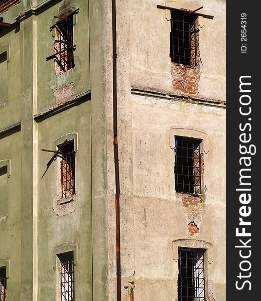 Abandoned prison