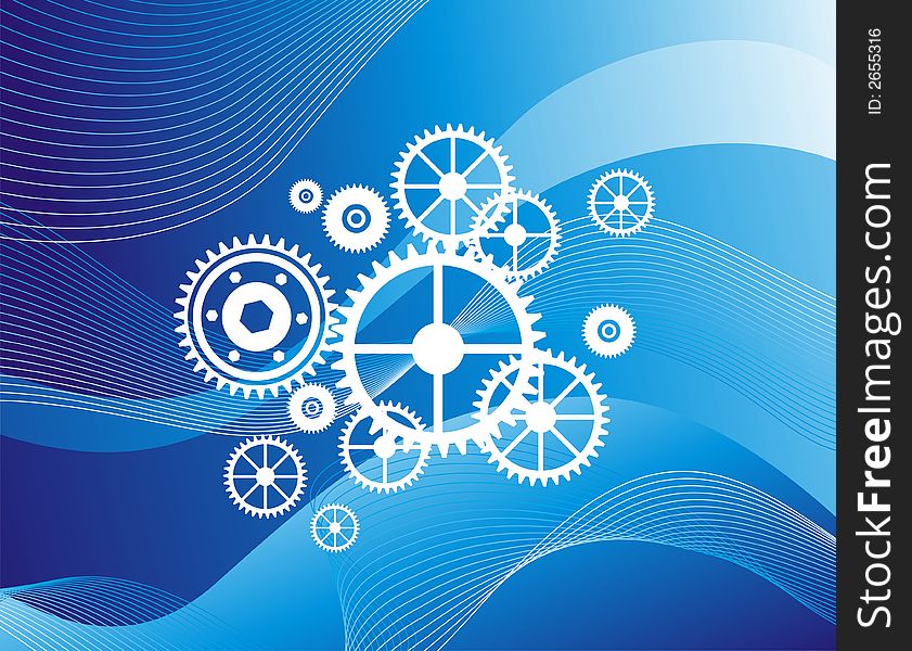 wheels with scroll pattern in blue background. wheels with scroll pattern in blue background