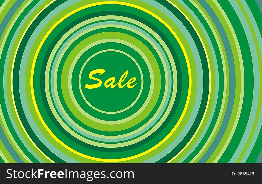 sale poster with many rings