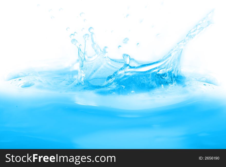 Fantastical water background. Drops, waves, splashes. Fantastical water background. Drops, waves, splashes.