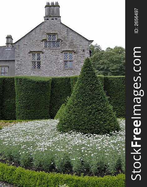 Garden of a large country house. Garden of a large country house