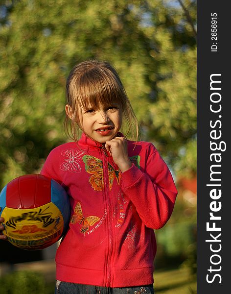 Fun In The Garden With Ball