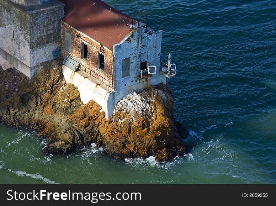 Old cliff house at the Golden Gate Bridge. Old cliff house at the Golden Gate Bridge