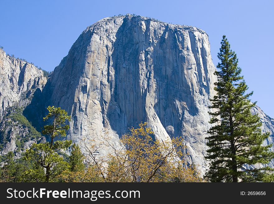El Capitan in Yosemite National Park / California