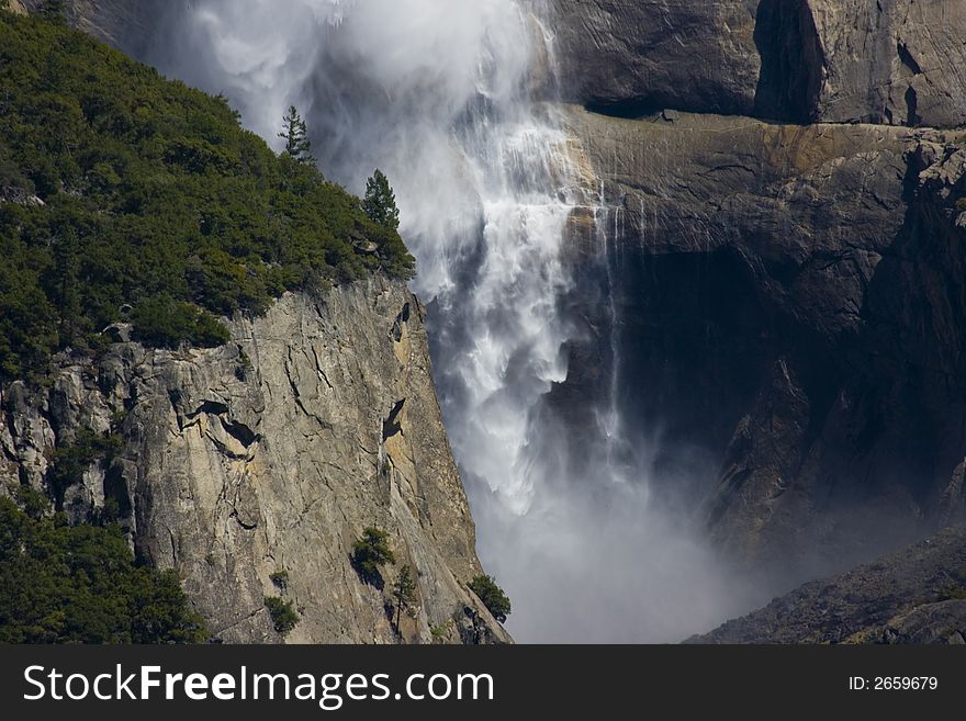 Yosemite Water Falls in Yosemite National Park