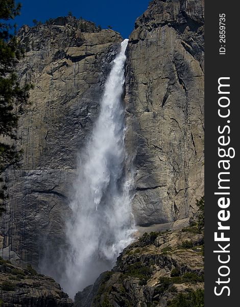 Yosemite Water Falls in Yosemite National Park