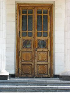 Ancient Architecture Entrance With Old Door Stock Photography Ancient Architecture Entrance With Old Door Stock Photography
