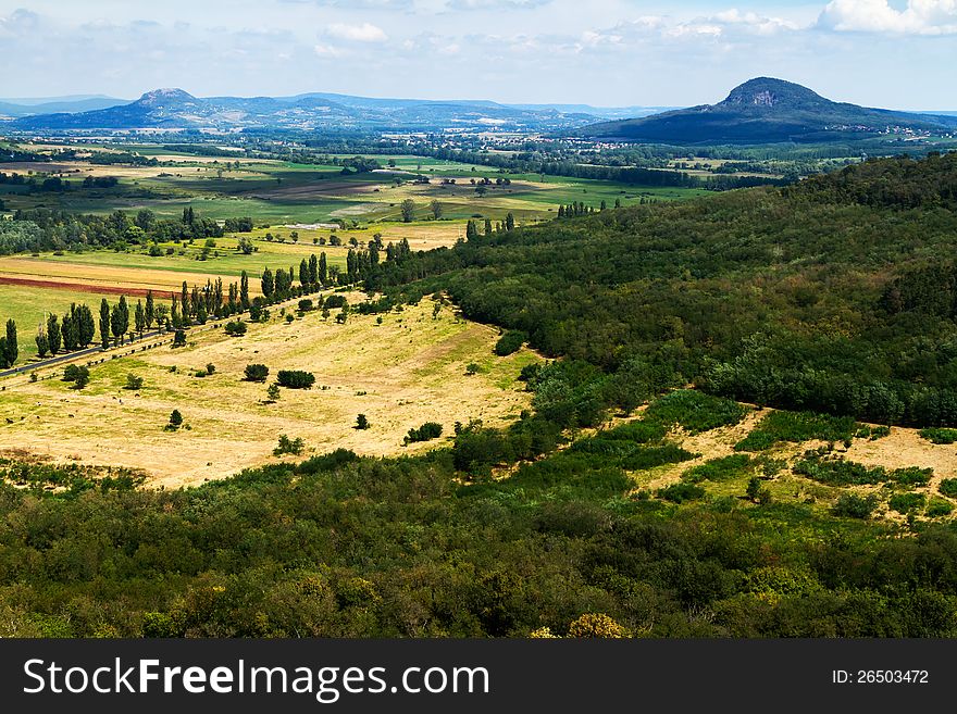 Beautiful lanscape with volcanoes (Hungary). Beautiful lanscape with volcanoes (Hungary)