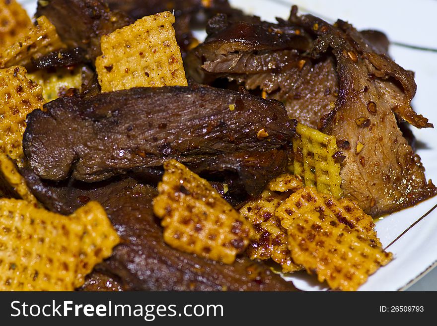 Fried Pork With Crispy Chip