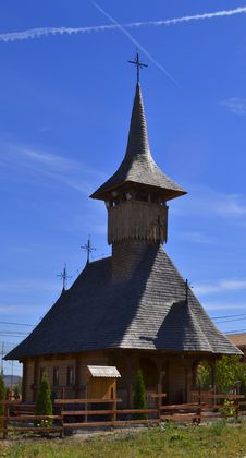 Traditional Transylvanian Wooden Church Royalty Free Stock Image
