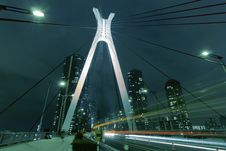 Suspension Bridge Royalty Free Stock Photo Suspension Bridge Royalty Free Stock Photo