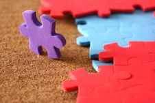 Completing The Missing Jigsaw Puzzle Royalty Free Stock Photo Completing The Missing Jigsaw Puzzle Royalty Free Stock Photo
