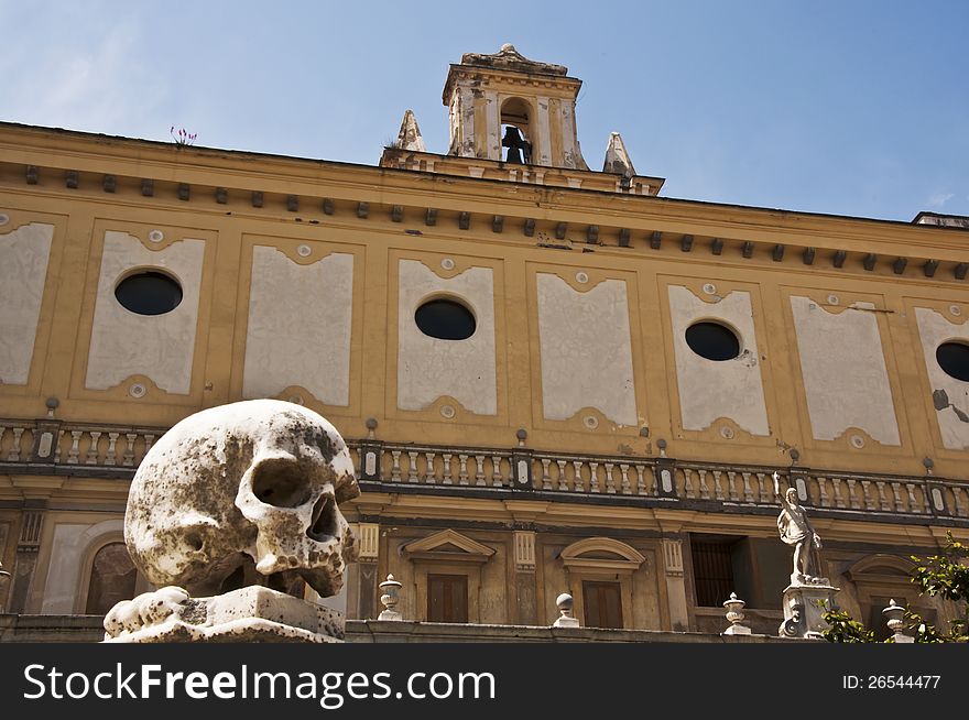 Exterior of San Martina Certosa in Naples, Italy. Exterior of San Martina Certosa in Naples, Italy