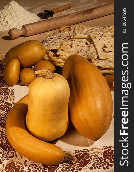 Ingredients To Make Pumpkin Ravioli