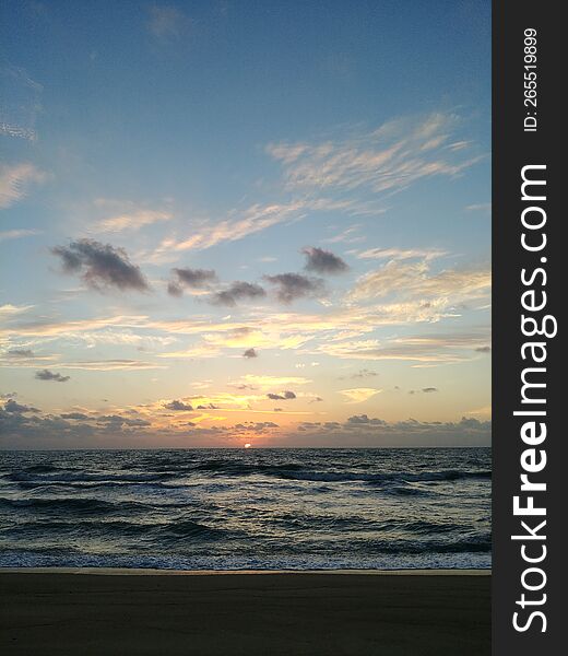 Sunrise On One Of Bangka Beach