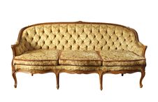 Vintage Velvet Chair Royalty Free Stock Photography Vintage Velvet Chair Royalty Free Stock Photography