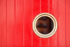 Red Painted Wood Panels With A Bull S Eye Royalty Free Stock Photo Red Painted Wood Panels With A Bull S Eye Royalty Free Stock Photo