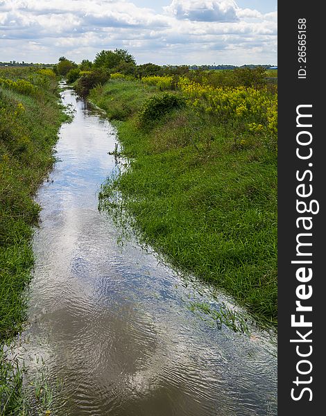 Fresh water stream in nature. Fresh water stream in nature