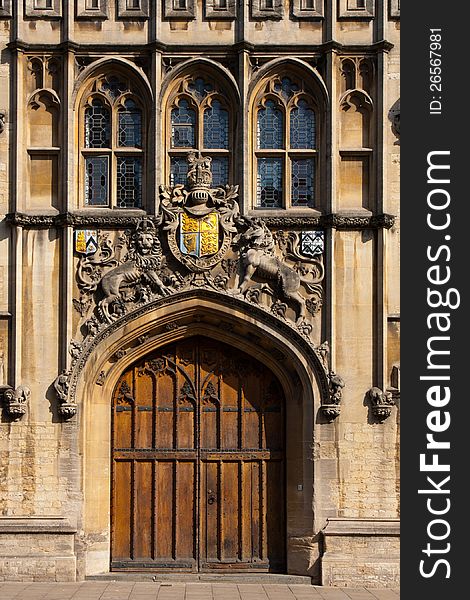 Entrance To All Souls College, Oxford