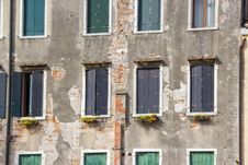 Facade Fragment Of An Old Building Stock Photo Facade Fragment Of An Old Building Stock Photo