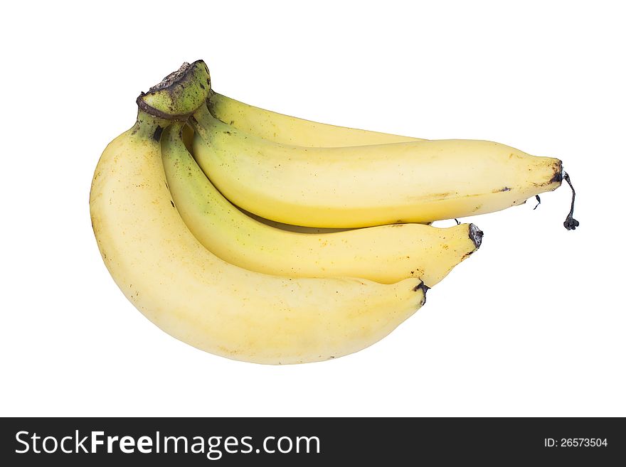 Bananas Isolated On White Background