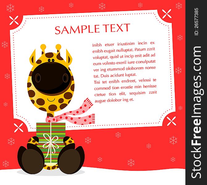 Lovely christmas greeting card. Sample text, place your text — personalize your message —. Lovely christmas greeting card. Sample text, place your text — personalize your message —.