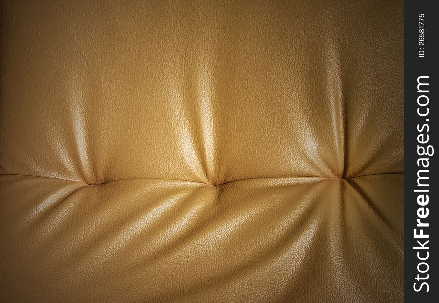 Luxury Golden Leather