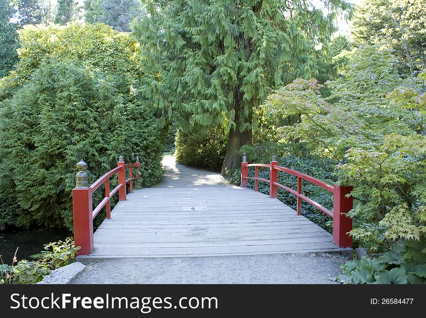 Red bridge path