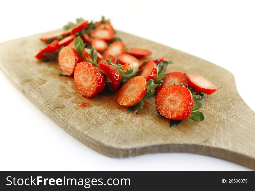 Strawberries Residues