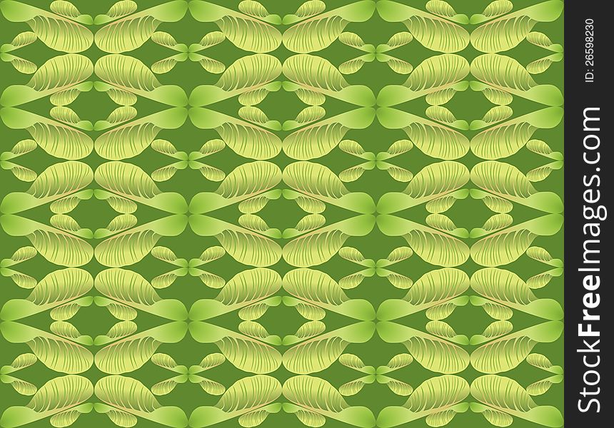 Seamless texture with floral ornament