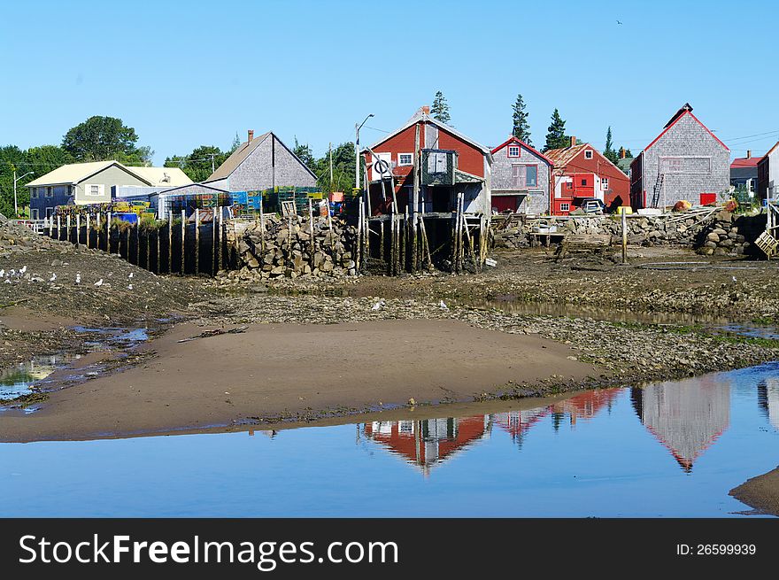 Fish Sheds At Seal Cove