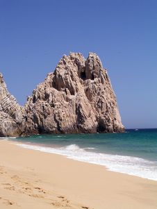 Lover S Beach Pacific Cabo Royalty Free Stock Photography Lover S Beach Pacific Cabo Royalty Free Stock Photography