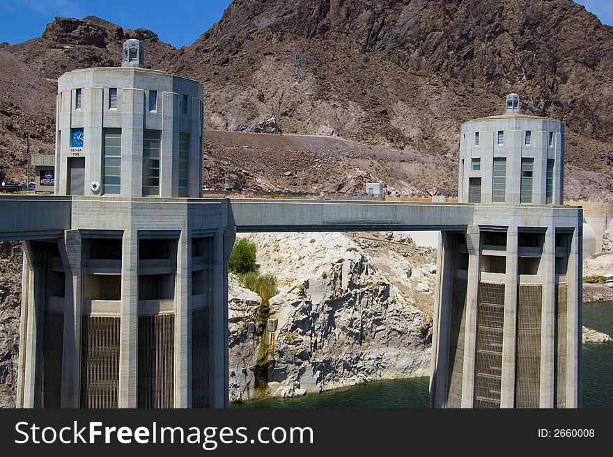 Hoover Dam at Lake Powell in Nevada