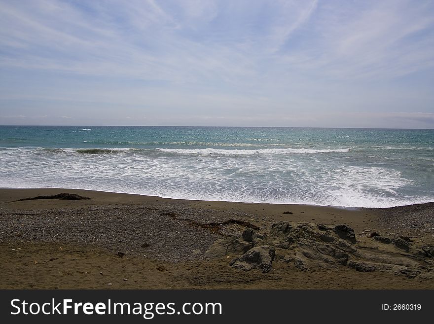 Coastline at Big Sur in California. Coastline at Big Sur in California