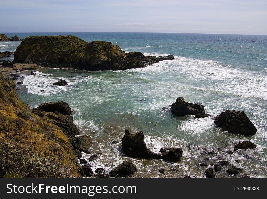 Coastline at Big Sur in California. Coastline at Big Sur in California