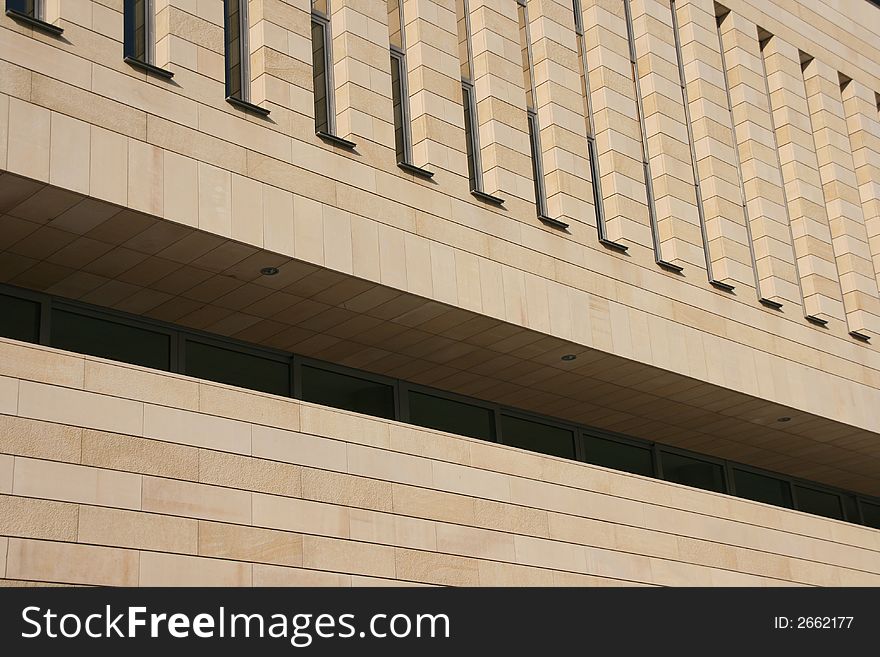 Modern architecture building detail in athens greece. Modern architecture building detail in athens greece